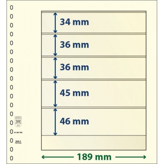Lindner 802508P Hojas T-Blanko Creaciones Personales Altura: 46,45,36,36,34 mm. pqte 10 Lindner 802508P Hojas T-Blanko Creaciones Personales Altura: 46,45,36,36,34 mm. pqte 10