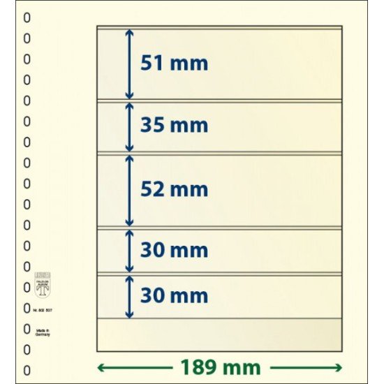 Lindner 802507P Hojas T-Blanko Creaciones Personales Altura: 30,30,52,35,51 mm. pqte 10 Lindner 802507P Hojas T-Blanko Creaciones Personales Altura: 30,30,52,35,51 mm. pqte 10