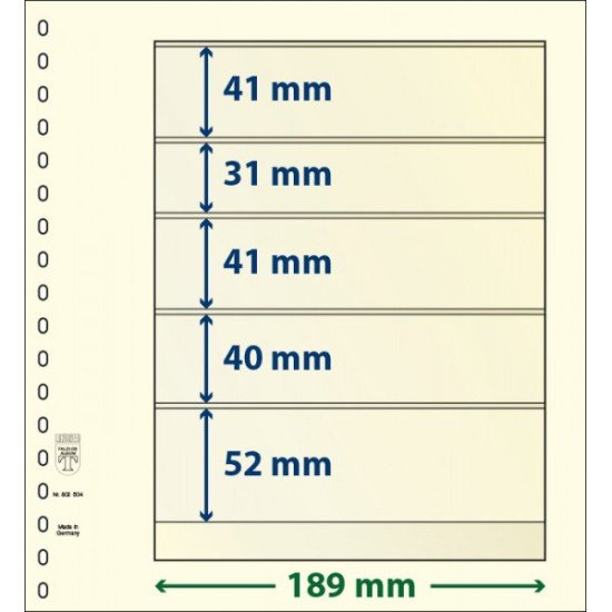 Lindner 802504P Hojas T-Blanko Creaciones Personales Altura: 52,40,41,31,41 mm. pqte 10 Lindner 802504P Hojas T-Blanko Creaciones Personales Altura: 52,40,41,31,41 mm. pqte 10