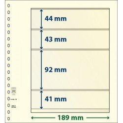 Lindner 802415P Hojas T-Blanko Creaciones Personales Altura: 41,92,43,44 mm. pqte 10 Lindner 802415P Hojas T-Blanko Creaciones Personales Altura: 41,92,43,44 mm. pqte 10