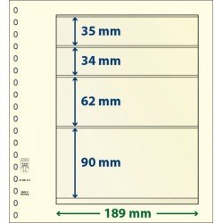 Lindner 802414P Hojas T-Blanko Creaciones Personales Altura: 90,62,34,35 mm. pqte 10 Lindner 802414P Hojas T-Blanko Creaciones Personales Altura: 90,62,34,35 mm. pqte 10