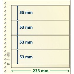 Lindner 802412P Hojas T-Blanko Creaciones Personales Altura: 53,53,53,55 mm. pqte 10 Lindner 802412P Hojas T-Blanko Creaciones Personales Altura: 53,53,53,55 mm. pqte 10