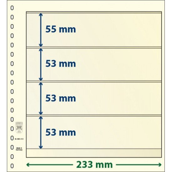 Lindner 802412P Hojas T-Blanko Creaciones Personales Altura: 53,53,53,55 mm. pqte 10 Lindner 802412P Hojas T-Blanko Creaciones Personales Altura: 53,53,53,55 mm. pqte 10