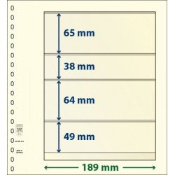 Lindner 802410P Hojas T-Blanko Creaciones Personales Altura: 49,64,38,65 mm. pqte 10 Lindner 802410P Hojas T-Blanko Creaciones Personales Altura: 49,64,38,65 mm. pqte 10