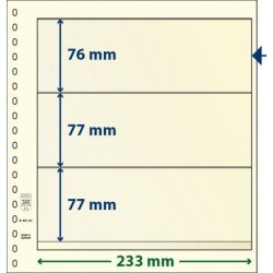 Lindner 802322P Hojas T-Blanko Creaciones Personales Altura: 77,77,76 mm. pqte 10 Lindner 802322P Hojas T-Blanko Creaciones Personales Altura: 77,77,76 mm. pqte 10