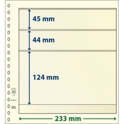 Lindner 802311P Hojas T-Blanko Creaciones Personales Altura: 124,44,45 mm. pqte 10 Lindner 802311P Hojas T-Blanko Creaciones Personales Altura: 124,44,45 mm. pqte 10