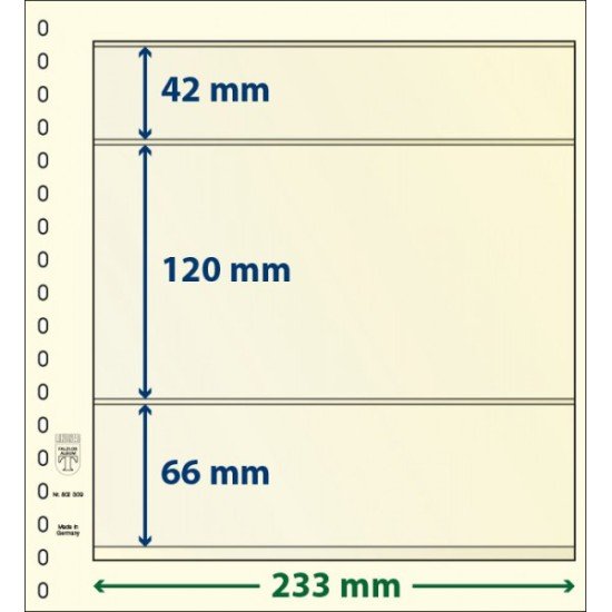Lindner 802309P Hojas T-Blanko Creaciones Personales Altura: 66,120,42 mm. pqte 10 Lindner 802309P Hojas T-Blanko Creaciones Personales Altura: 66,120,42 mm. pqte 10