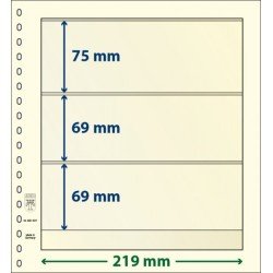 Lindner 802307P Hojas T-Blanko Creaciones Personales Altura: 69,69,75 mm. pqte 10 Lindner 802307P Hojas T-Blanko Creaciones Personales Altura: 69,69,75 mm. pqte 10