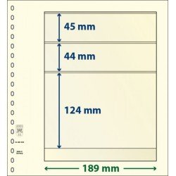 Lindner 802305P Hojas T-Blanko Creaciones Personales Altura: 124,44,45 mm. pqte 10 Lindner 802305P Hojas T-Blanko Creaciones Personales Altura: 124,44,45 mm. pqte 10