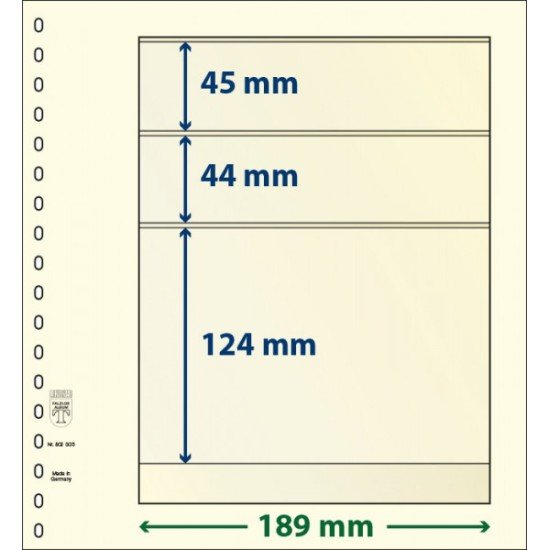 Lindner 802305P Hojas T-Blanko Creaciones Personales Altura: 124,44,45 mm. pqte 10 Lindner 802305P Hojas T-Blanko Creaciones Personales Altura: 124,44,45 mm. pqte 10