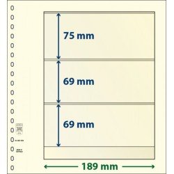 Lindner 802303P Hojas T-Blanko Creaciones Personales Altura: 69,69,75 mm. pqte 10 Lindner 802303P Hojas T-Blanko Creaciones Personales Altura: 69,69,75 mm. pqte 10