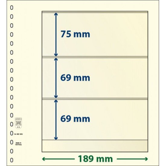 Lindner 802303P Hojas T-Blanko Creaciones Personales Altura: 69,69,75 mm. pqte 10 Lindner 802303P Hojas T-Blanko Creaciones Personales Altura: 69,69,75 mm. pqte 10