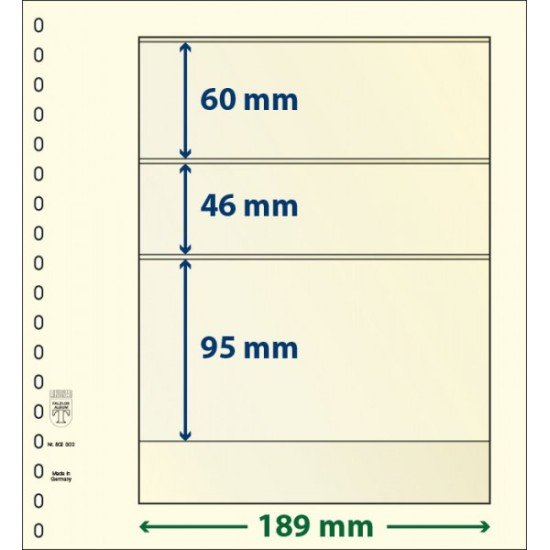 Lindner 802302P Hojas T-Blanko Creaciones Personales Altura: 95,46,60 mm. pqte 10 Lindner 802302P Hojas T-Blanko Creaciones Personales Altura: 95,46,60 mm. pqte 10