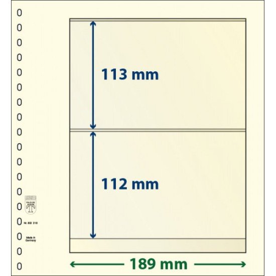 Lindner 802216P Hojas T-Blanko Creaciones Personales Altura: 112, 113 mm. pqte 10 Lindner 802216P Hojas T-Blanko Creaciones Personales Altura: 112, 113 mm. pqte 10