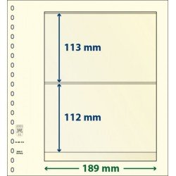 Lindner 802216 Hojas T-Blanko Creaciones Personales Altura: 112, 113 mm. Lindner 802216 Hojas T-Blanko Creaciones Personales Altura: 112, 113 mm.