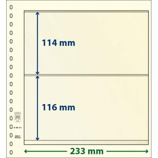Lindner 802212P Hojas T-Blanko Creaciones Personales Altura: 116,114 mm. pqte 10 Lindner 802212P Hojas T-Blanko Creaciones Personales Altura: 116,114 mm. pqte 10
