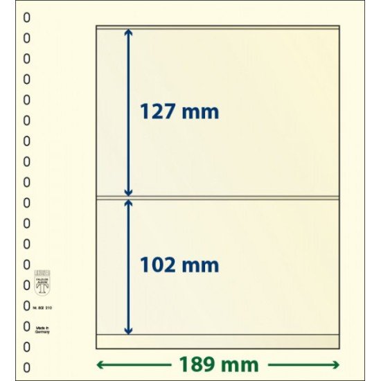 Lindner 802210P Hojas T-Blanko Creaciones Personales Altura: 102,127 mm. pqte 10 Lindner 802210P Hojas T-Blanko Creaciones Personales Altura: 102,127 mm. pqte 10