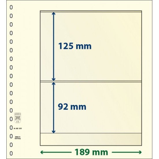 Lindner 802205P Hojas T-Blanko Creaciones Personales Altura: 92,125 mm. pqte 10 Lindner 802205P Hojas T-Blanko Creaciones Personales Altura: 92,125 mm. pqte 10