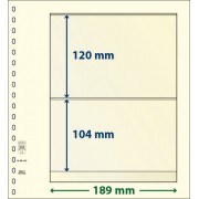 Lindner 802202P Hojas T-Blanko Creaciones Personales Altura: 104,120 mm. pqte 10