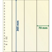 Lindner 802122P Hojas T-Blanko Creaciones Personales Altura 305 mm. pqte 10