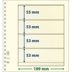 Lindner dT802408P Hojas T-Blanko Creaciones Personales Altura: 55, 53, 53, 53 x 189 mm pqte 5 Lindner dT802408P Hojas T-Blanko Creaciones Personales Altura: 55, 53, 53, 53 x 189 mm pqte 5