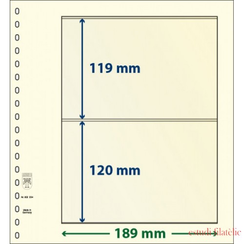 Lindner dT802204P Hojas T-Blanko Creaciones Personales Altura: 119,120 x 189 mm pqte 5 Lindner dT802204P Hojas T-Blanko Creaciones Personales Altura: 119,120 x 189 mm pqte 5
