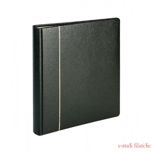 Lindner 1102L-S Tapa de anillos exclusiva de cuero auténtico negro Lindner 1102L-S Tapa de anillos exclusiva de cuero auténtico negro