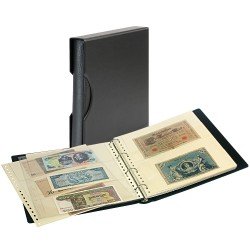 Lindner SRSBN-814 Álbum de billetes SRS con 20 páginas transparentes