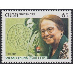 Cuba 4602 2008 2008 Dr Vilma Espin Guillois. Revolucionario y mujer política MNH Cuba 4602 2008 2008 Dr Vilma Espin Guillois. Revolucionario y mujer política MNH