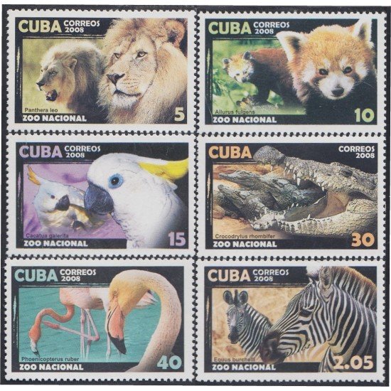Cuba 4603/08 2008 Zoo Nacional  MNH