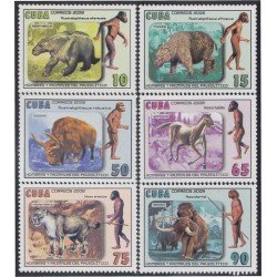 Cuba 4609/14 2008 Hombres y animales prehistóricos MNH Cuba 4609/14 2008 Hombres y animales prehistóricos MNH