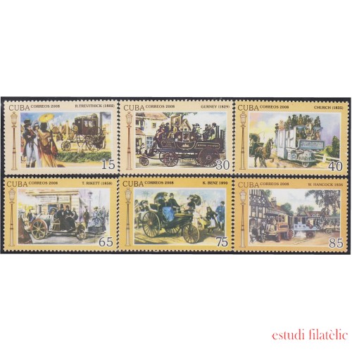 Cuba 4617/22 2008 Automoviles antiguos MNH