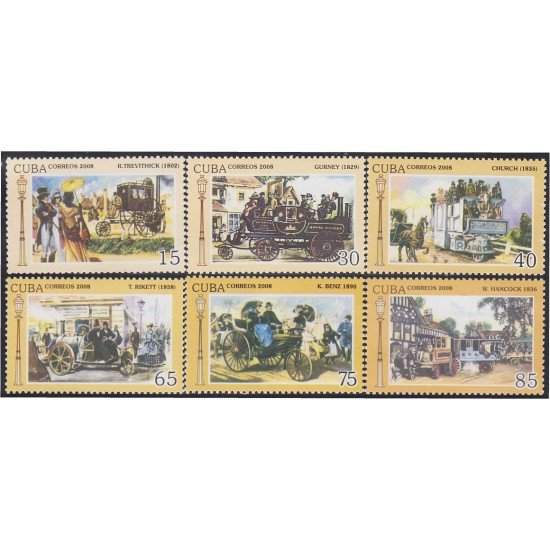 Cuba 4617/22 2008 Automoviles antiguos MNH Cuba 4617/22 2008 Automoviles antiguos MNH