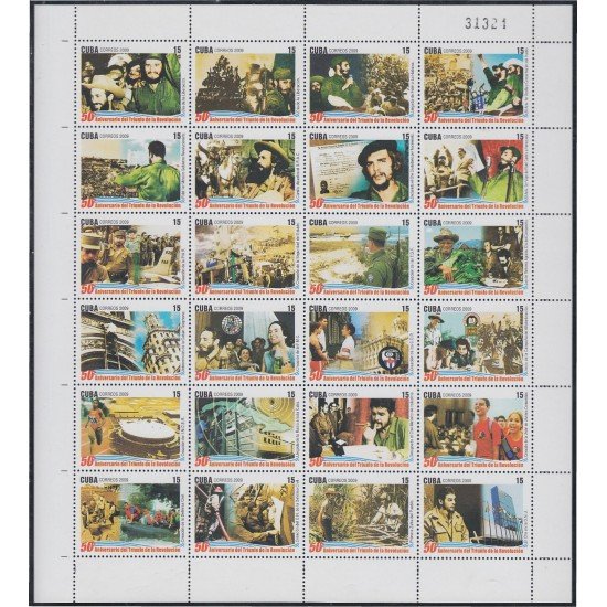 Cuba 4655/78 2009 50 Años de la Revolución Cubana Militar MNH Cuba 4655/78 2009 50 Años de la Revolución Cubana Militar MNH