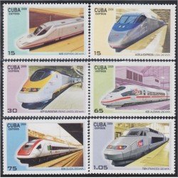 Cuba 4720/25 2009 TrenesTrains MNH Cuba 4720/25 2009 TrenesTrains MNH