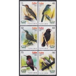 Cuba 4742/47 2009 Fauna Pájaros MNH Cuba 4742/47 2009 Fauna Pájaros MNH