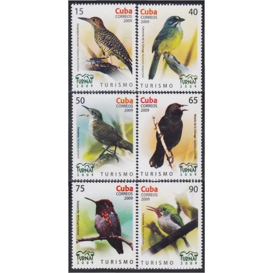 Cuba 4742/47 2009 Fauna Pájaros MNH