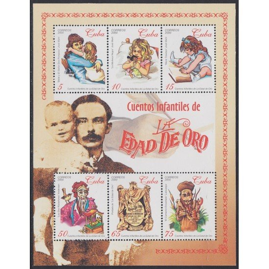 Cuba HB 162 2000 Cuentos para niños MNH Cuba HB 162 2000 Cuentos para niños MNH