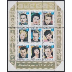 Cuba HB 169 2001 Cine MNH Cuba HB 169 2001 Cine MNH