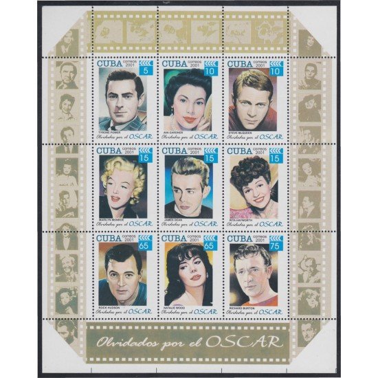 Cuba HB 169 2001 Cine MNH Cuba HB 169 2001 Cine MNH