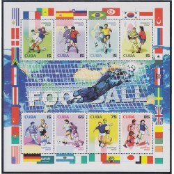 Cuba HB 173A 2002 Copa del Mundo de Fútbol MNH Cuba HB 173A 2002 Copa del Mundo de Fútbol MNH