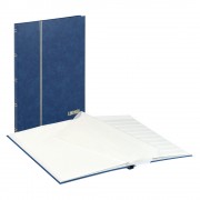Lindner 1160-B Clasificador estándar 230 x 305 mm, 16 páginas, azul