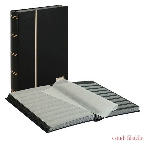 Lindner 1169-S Clasificador estándar 230 x 305 mm, 48 páginas negras, negro Lindner 1169-S Clasificador estándar 230 x 305 mm, 48 páginas negras, negro