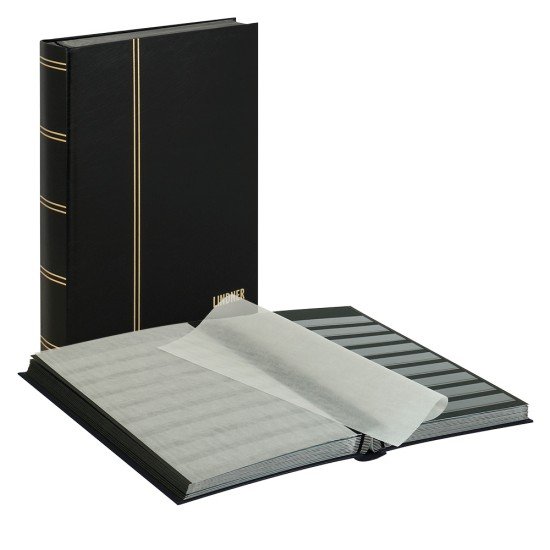 Lindner 1169-S Clasificador estándar 230 x 305 mm, 48 páginas negras, negro Lindner 1169-S Clasificador estándar 230 x 305 mm, 48 páginas negras, negro