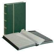 Lindner 1169-G Clasificador estándar 230 x 305 mm, 48 páginas negras, verde