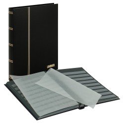 Lindner 1168-S Clasificador estándar 230 x 305 mm, 32 páginas negras, negro Lindner 1168-S Clasificador estándar 230 x 305 mm, 32 páginas negras, negro
