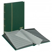 Lindner 1168-G Clasificador estándar 230 x 305 mm, 32 páginas negras, verde