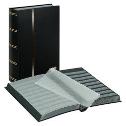 Lindner 1170-S Clasificador estándar 230 x 305 mm, 64 páginas negras, negro Lindner 1170-S Clasificador estándar 230 x 305 mm, 64 páginas negras, negro