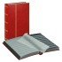Lindner 1170-R Clasificador estándar 230 x 305 mm, 64 páginas negras, rojo