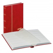 Lindner 1159-R Clasificador estándar 165 x 220 mm, 32 páginas blancas, rojo